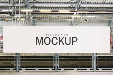 Büyük billboard mockup reklamlar için
