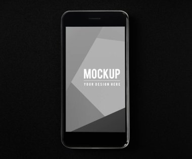 Sigorta primi cep telefonu ekran mockup şablonu