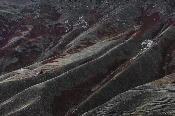 Bir Dağ Taş Yapısı Yakın Çekim — Stok fotoğraf