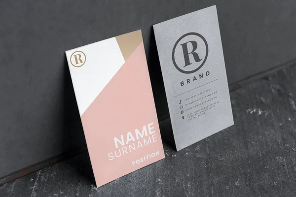 Business Card Name Card Mockups — Stock Photo, Image