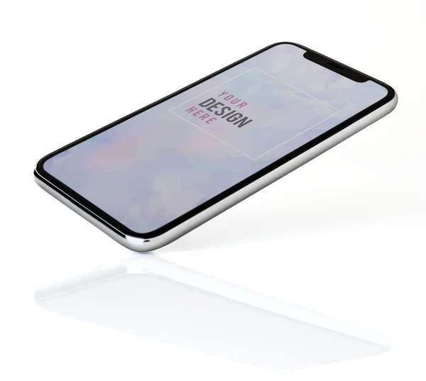 Pełny Ekran Smartphone Atrapa Design — Zdjęcie stockowe