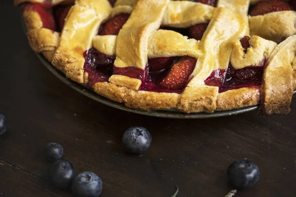 Mixed Berries Pie Food Photography — Stock Photo, Image