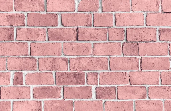 Rosa Strukturierte Ziegelwand Hintergrund — Stockfoto