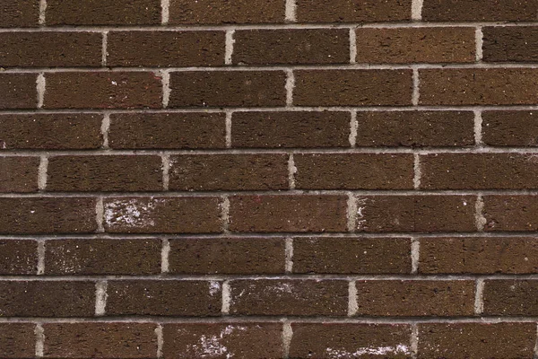 Brown Brick Wall Textured Background — Stock Photo, Image