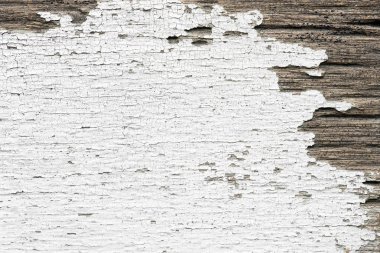 Yıpranmış ahşap soyulması boya