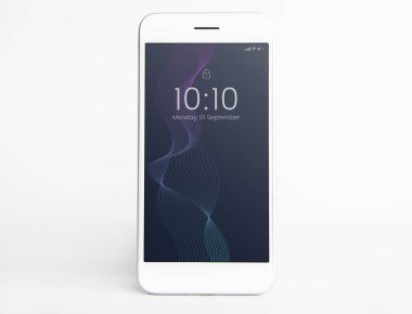 Sigorta primi cep telefonu ekran mockup şablonu