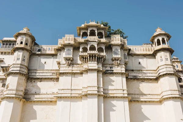 City Palace Udaipur Rajasthan Hindistan Mimari — Stok fotoğraf