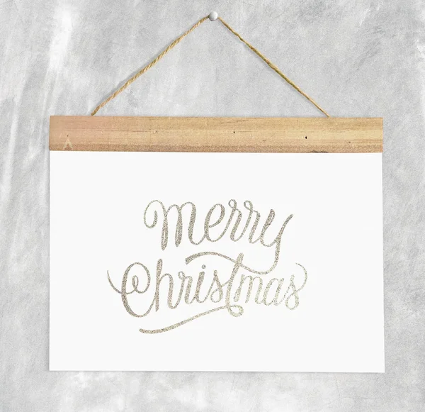 Noel tatil tebrik tasarım mockup