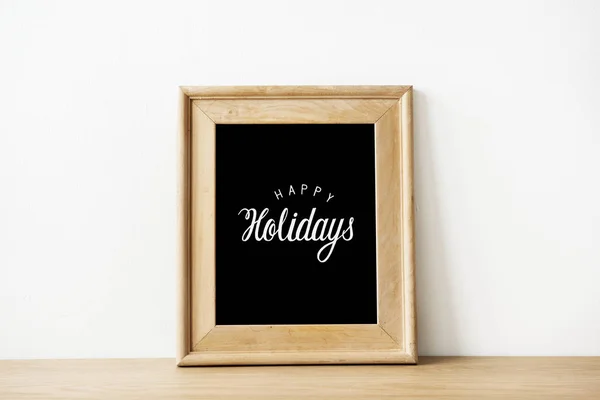 Festive Wooden Frame Template Mockups — Stock Photo, Image