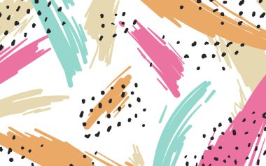 Renkli geometrik memphis tarzı arkaplan