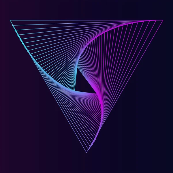 Vector Fondo Pantalla Patrón Dinámico Abstracto — Vector de stock