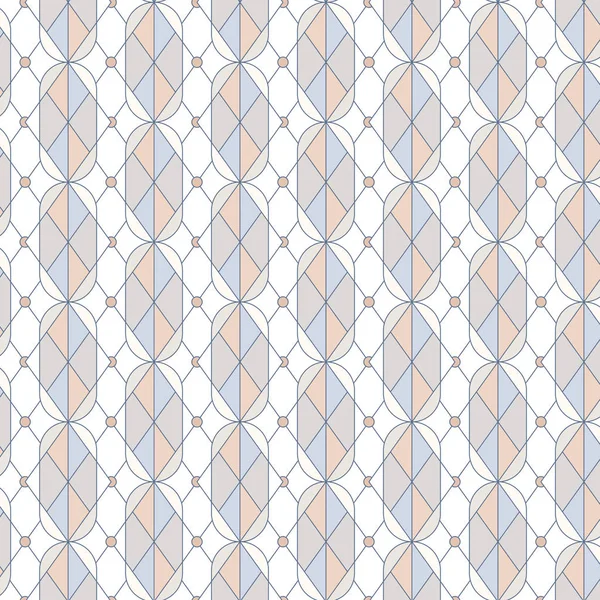 Vecteur Motif Géométrique Sans Couture Pastel Coloré — Image vectorielle