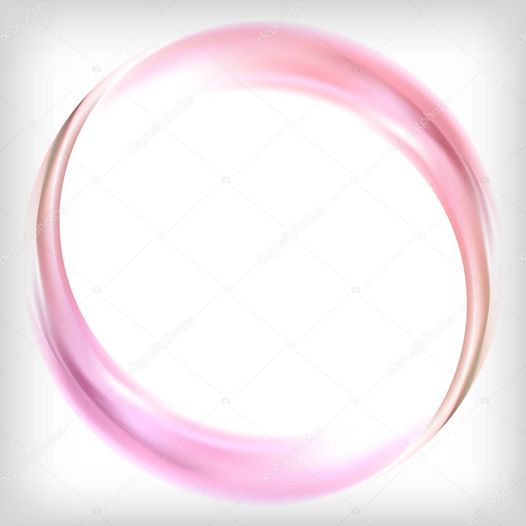 Abstract design element in pink
