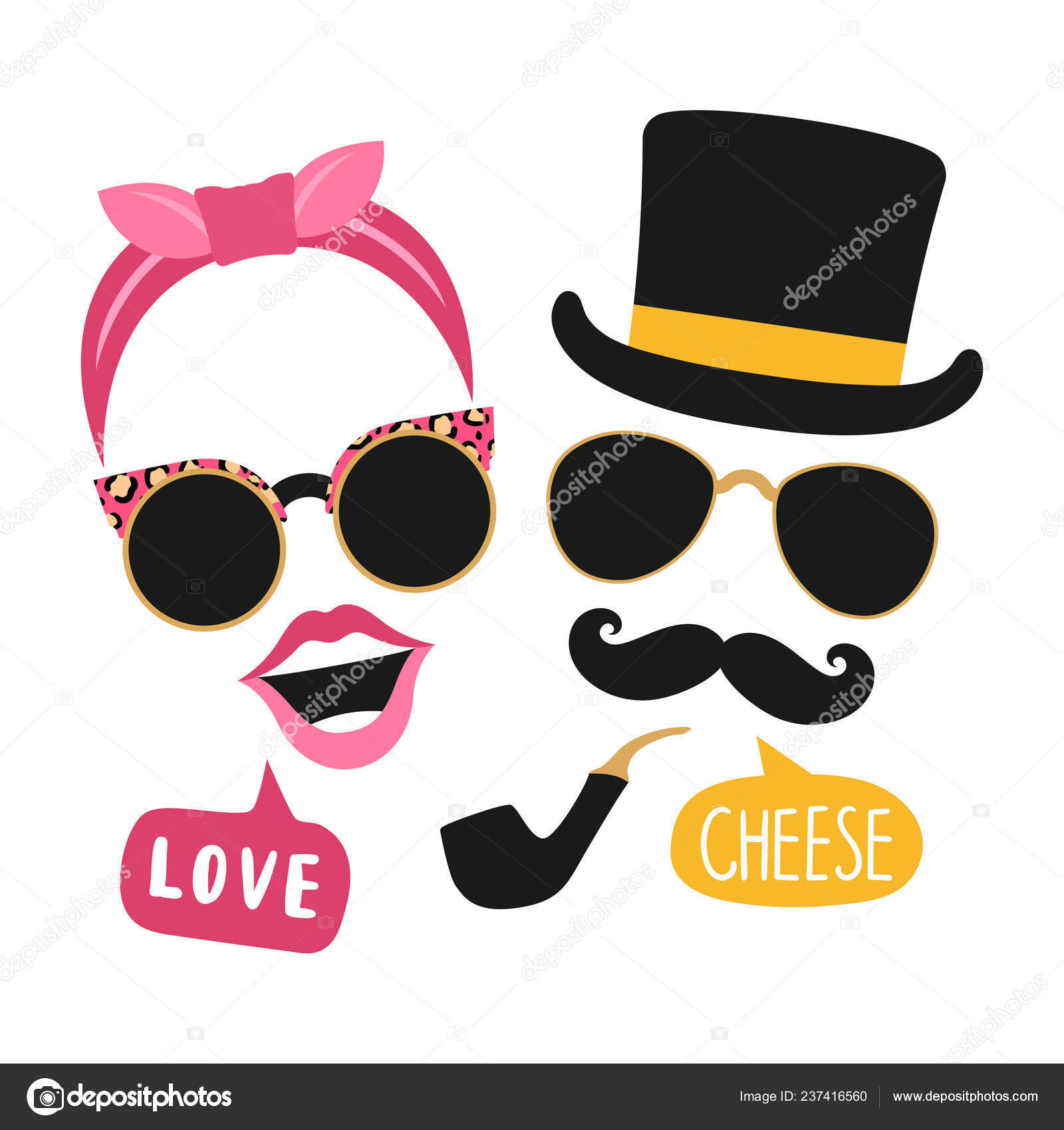 photo booth accessories props