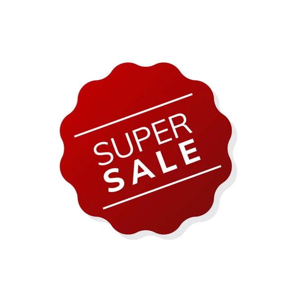 Super Sale Badge Vektor — Stockvektor