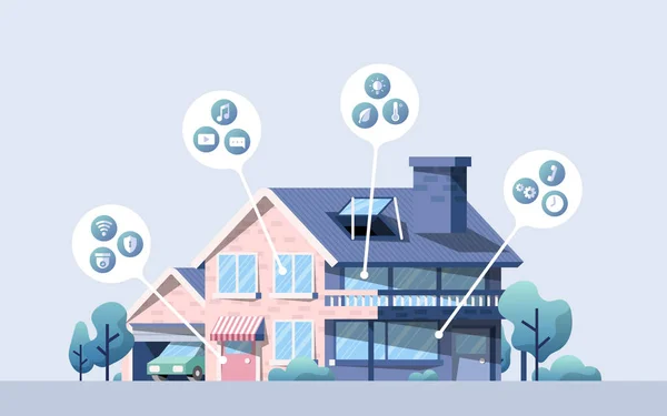 Smart Home Vektor Pack Mit Symbolen — Stockvektor