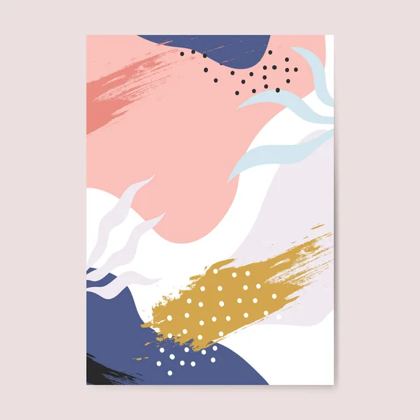 色彩斑斓的孟菲斯风格海报矢量 — 图库矢量图片