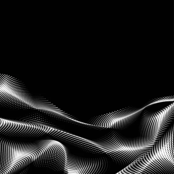 Vector Fondo Medio Tono Blanco Negro — Vector de stock