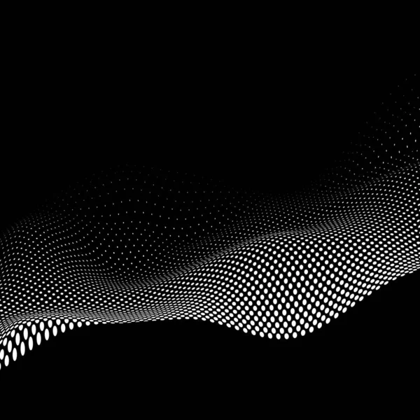 Vector Fondo Medio Tono Blanco Negro — Vector de stock