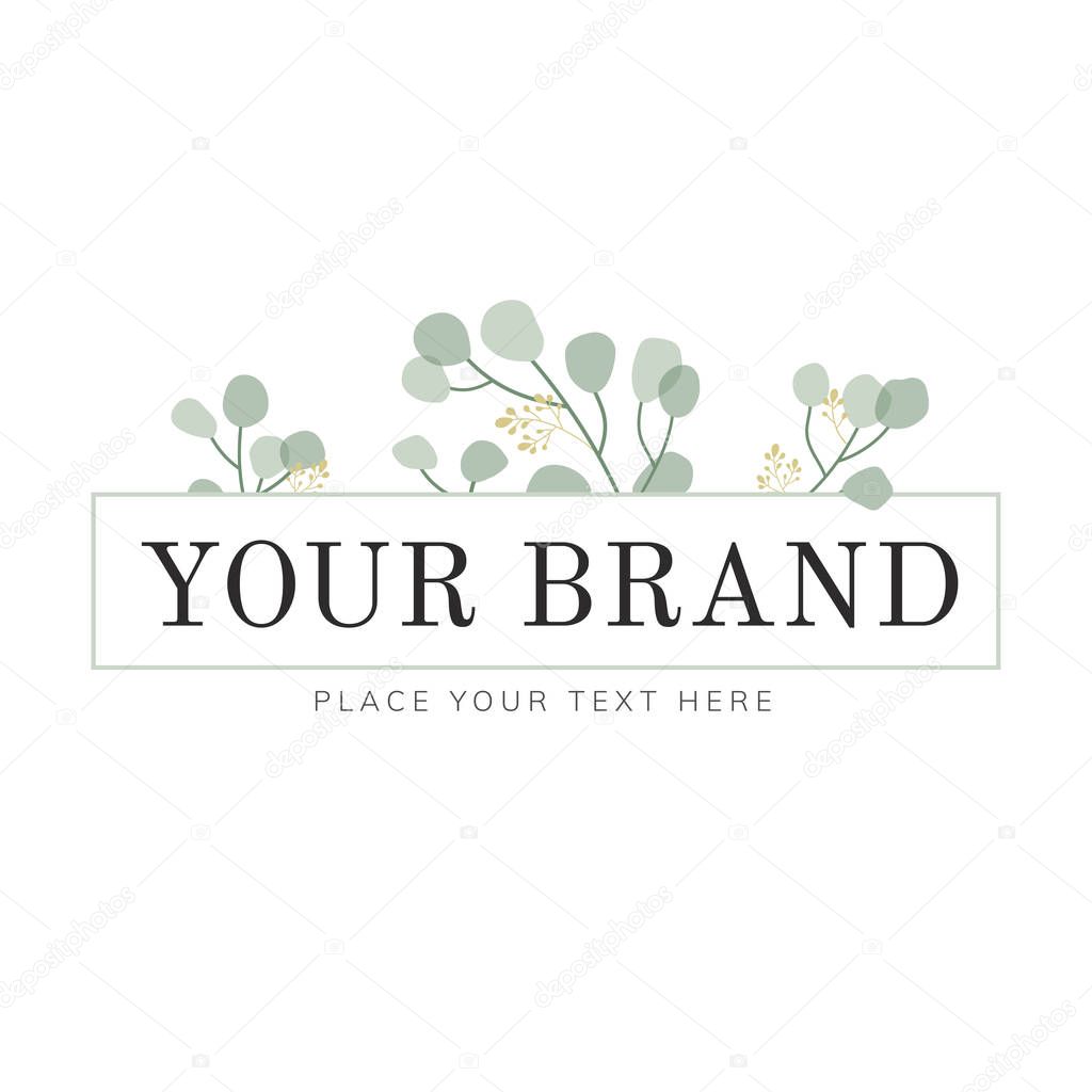 Foliage your brand logo vector