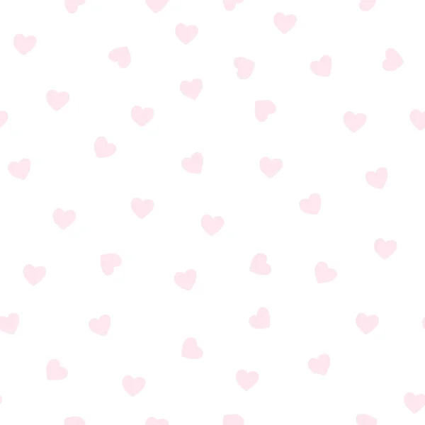 Безшовний Рожевий Візерунок Серця Вектор — стоковий вектор
