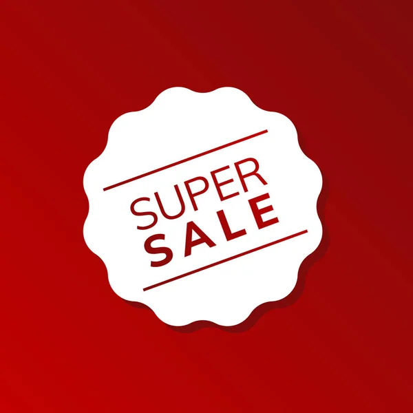 Super Sale Badge Vektor — Stockvektor