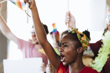 Neşeli gay gurur ve lgbt festivali