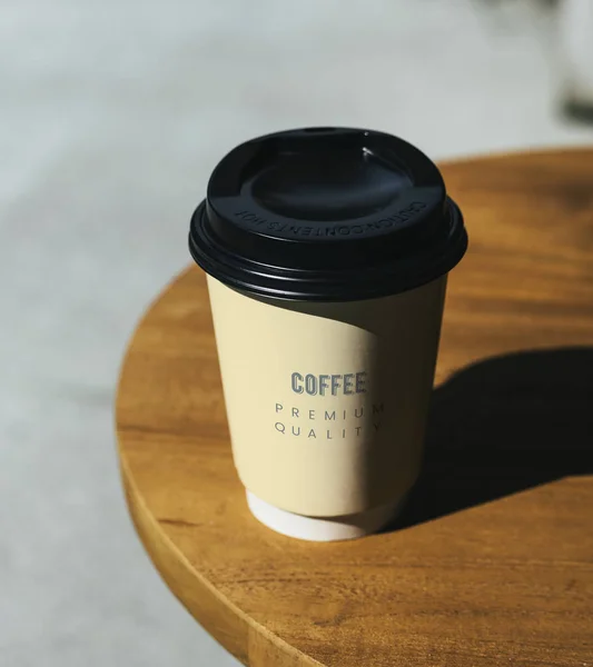 Disposable Coffee Paper Cup Mockup Design — Stock Photo, Image