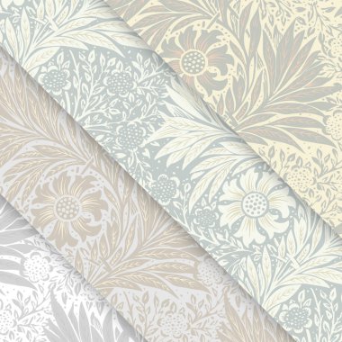 William Morris (1834-1896) tarafından kadife çiçeği. Orijinal Met Müzesi. Dijital olarak rawpixel tarafından geliştirilmiş.