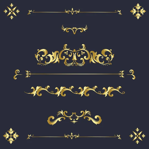 Vintage Flourish Ornament Frame Vector — Stock Vector