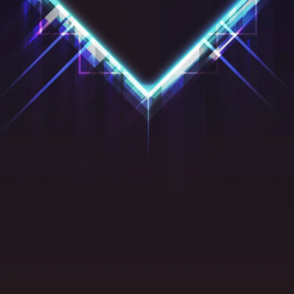 Gradient Neon Licht Hintergrund Vektor — Stockvektor