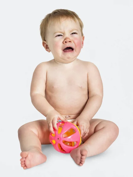 Baby Crying Studio — Stock Photo, Image