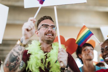 Neşeli gay gurur ve lgbt festivali