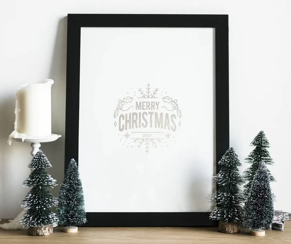 Weihnachten Urlaub Gruß Design Attrappe — Stockfoto