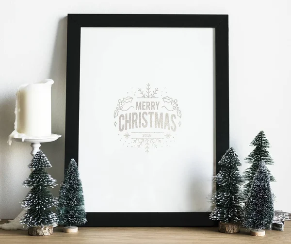 Christmas Holiday Greeting Design Mockup — Stock Photo, Image