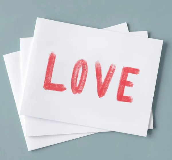 Niedliches Valentinstags Kartendesign — Stockfoto