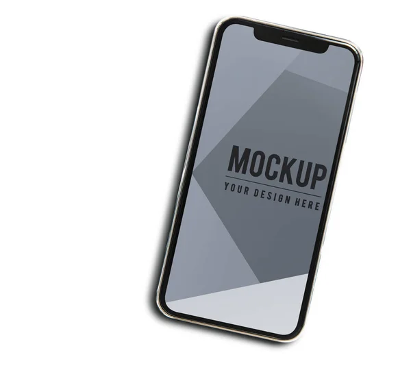 Premium Mobile Phone Screen Mockup Template — Stock Photo, Image