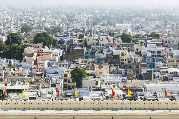 Blick Auf Die Stadt Udaipur Vom Stadtpalast Rajasthan Indien — Stockfoto