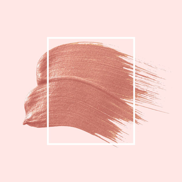 Вектор розовой мерцающей кисти