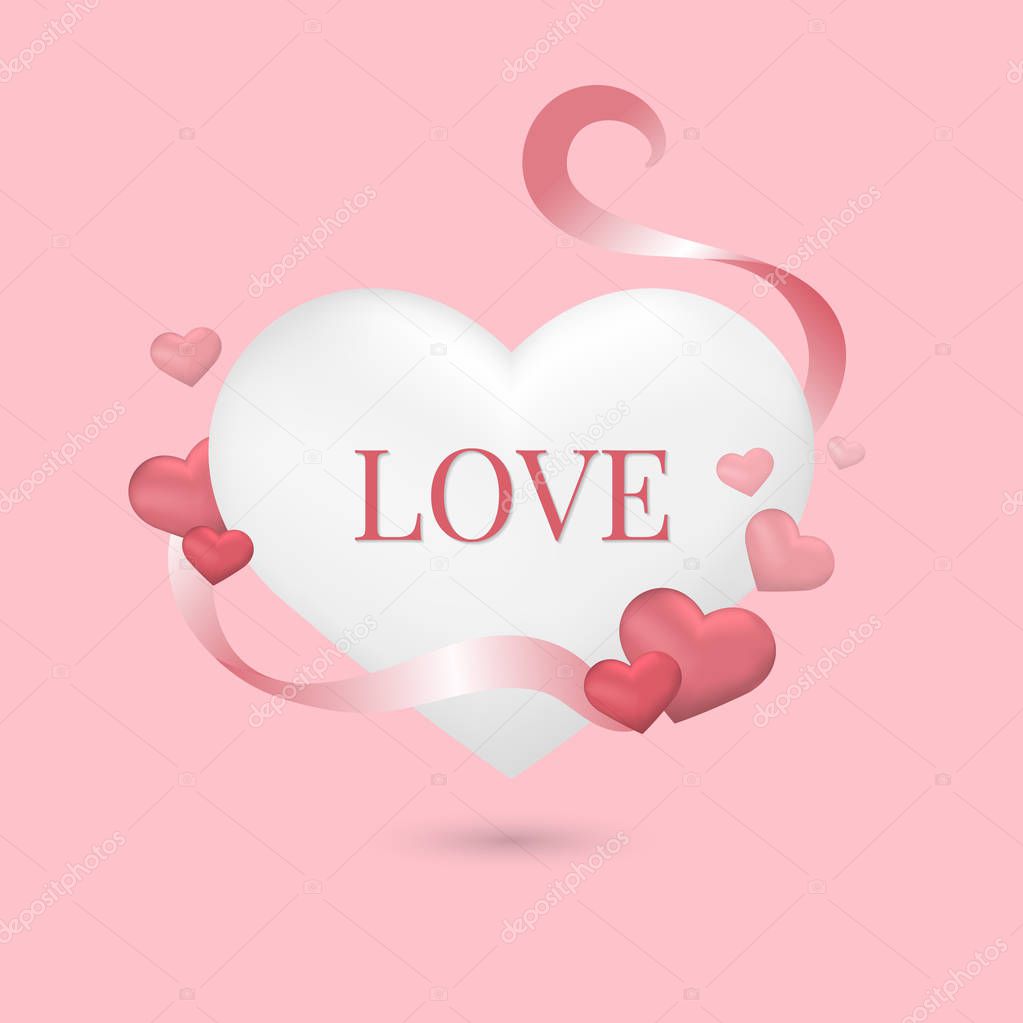 Valentine's day vector design concept