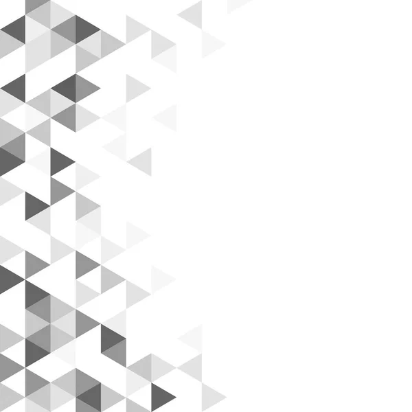 白を基調とした灰色の三角形 — ストックベクタ