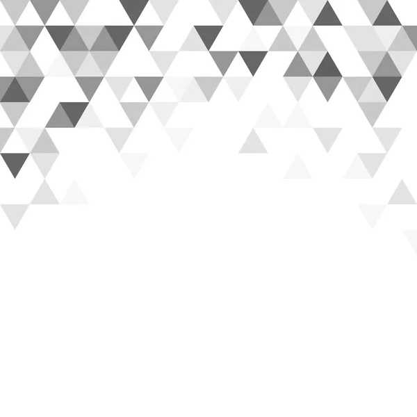 白を基調とした灰色の三角形 — ストックベクタ