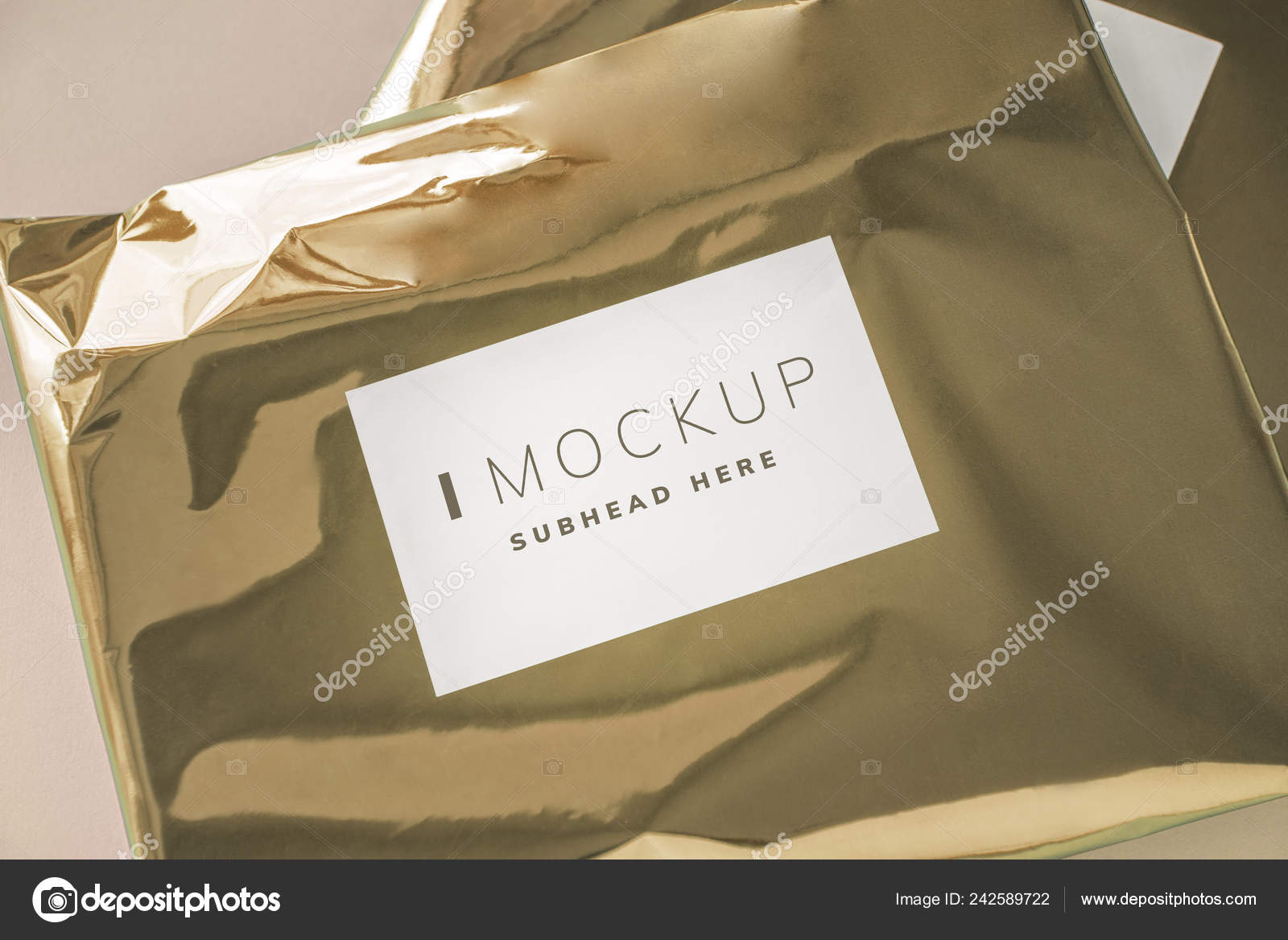 Download Resealable Metallic Packaging Bag Mockup Stock Photo Image By C Rawpixel 242589722