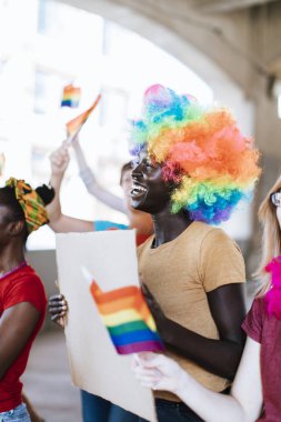 Neşeli gay gurur ve lgbt festivali