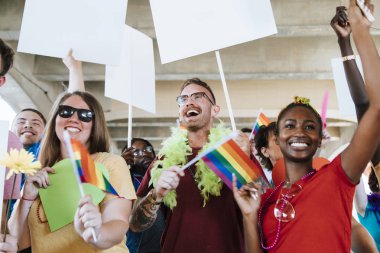 Neşeli gay gurur ve lgbt festivali