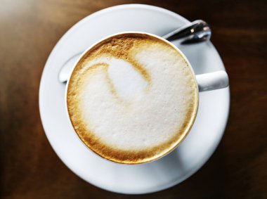 Bir kahve fincan sıcak yakın çekim