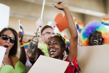 Neşeli gay gurur ve lgbt festivali