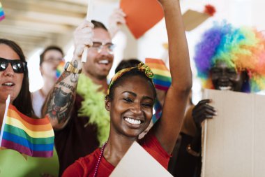 Neşeli gay gurur ve lgbt festivali