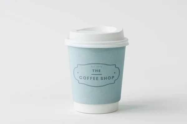 Copo Café Design Espaço Premium Mockup — Fotografia de Stock