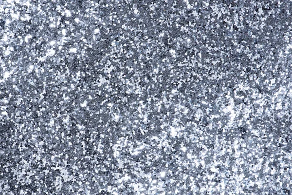 Glänsande Silver Glitter Festliga Bakgrund — Stockfoto
